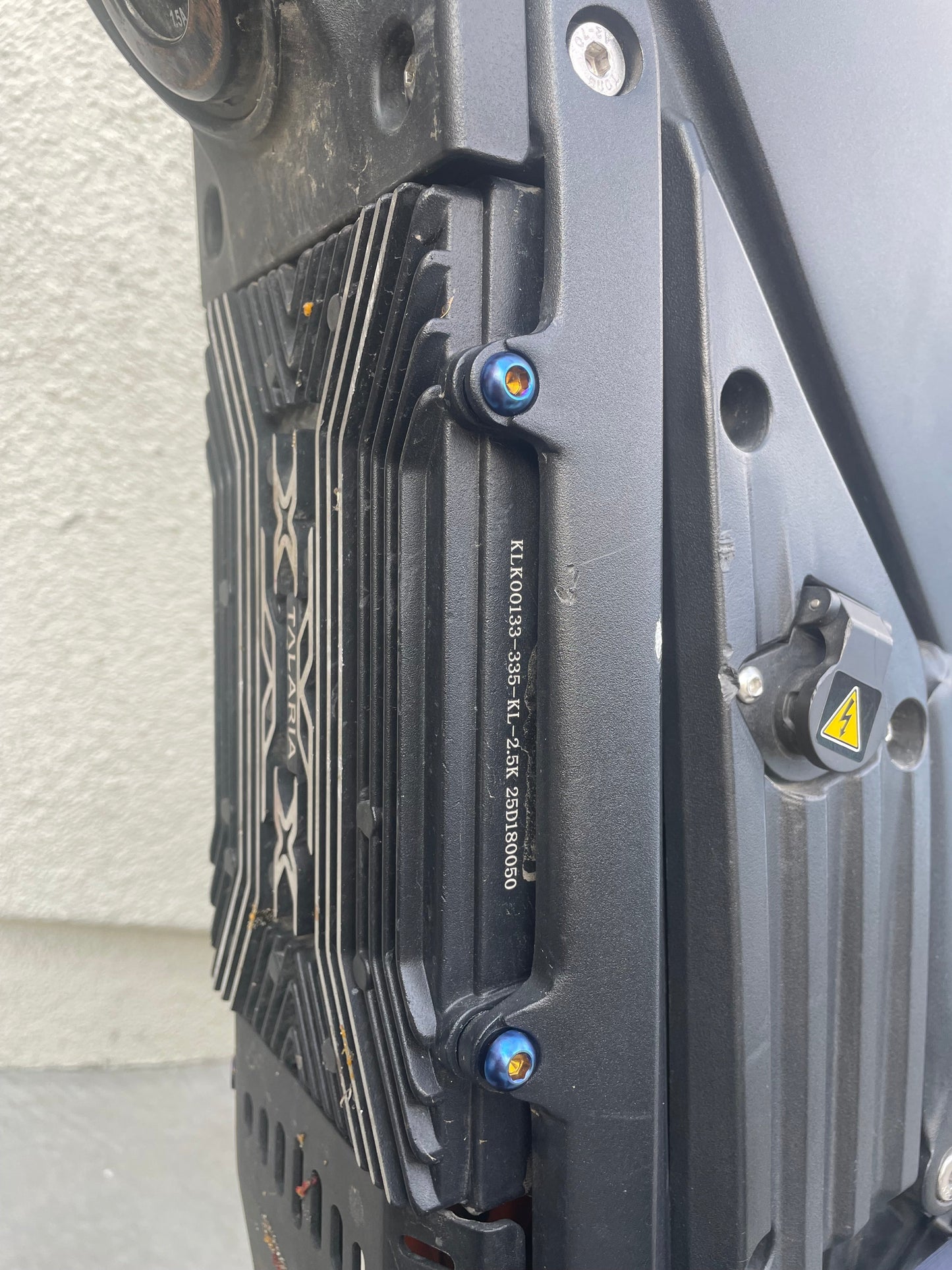 All E-moto controller mount titanium(4pc)